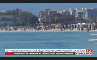 tutto esaurito in spiaggia caos nelle strade per il mare pasquetta con 25 gradi