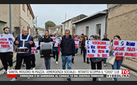 sanit mogoro in piazza emergenza sociale intanto scoppia il caso 118