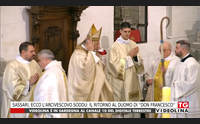 sassari ecco l arcivescovo soddu il ritorno al duomo di don francesco