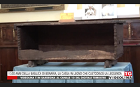i 100 anni della basilica di bonaria la cassa in legno che custodisce la leggenda