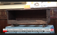 i 100 anni della basilica di bonaria la cassa in legno che custodisce la leggenda