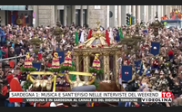 sardegna 1 musica e sant efisio nelle interviste del weekend