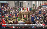 sardegna 1 musica e sant efisio nelle interviste del weekend