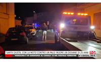santa giusta con la moto contro un palo muore un giovane di 25 anni