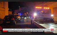 santa giusta con la moto contro un palo muore un giovane di 25 anni