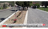 nuxis fiorisce la cittadinanza attiva il paese si colora di bellezza