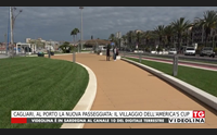 cagliari al porto la nuova passeggiata il villaggio dell america s cup