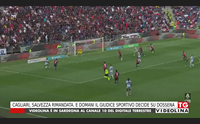 cagliari salvezza rimandata e domani il giudice sportivo decide su dossena