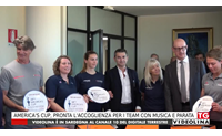 america s cup pronta l accoglienza per i team con musica e parata