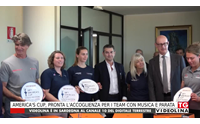 america s cup pronta l accoglienza per i team con musica e parata