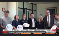 america s cup pronta l accoglienza per i team con musica e parata