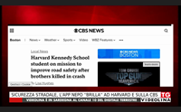 sicurezza stradale l app nepo brilla ad harvard e sulla cbs