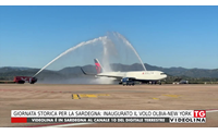 giornata storica per la sardegna inaugurato il volo olbia new york