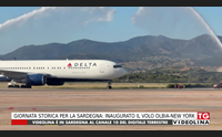 giornata storica per la sardegna inaugurato il volo olbia new york