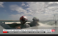 america s cup luna rossa grigia in testa dopo la prima giornata di regate