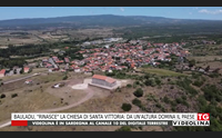 bauladu rinasce la chiesa di santa vittoria da un altura domina il paese