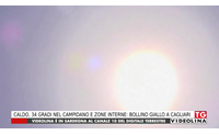 caldo 34 gradi nel campidano e zone interne bollino giallo a cagliari