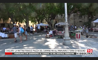 cagliari la mattina rinasce piazza del carmine ma all imbrunire terra di nessuno