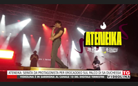 ateneika serata da protagonista per erocaddeo sul palco di sa duchessa