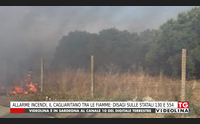 allarme incendi il cagliaritano tra le fiamme disagi sulle statali 130 e 554