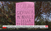 san giovanni suergiu continua il presidio a is urigus no alla discarica