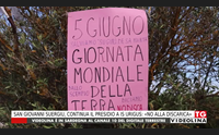 san giovanni suergiu continua il presidio a is urigus no alla discarica
