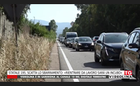statale 195 scatta lo sbarramento rientrare da lavoro sar un incubo