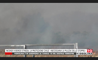 incendi a bordo strada la protezione civile necessaria la pulizia delle stoppie