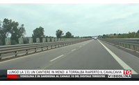 lungo la 131 un cantiere in meno a torralba riaperto il cavalcavia