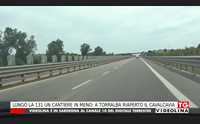 lungo la 131 un cantiere in meno a torralba riaperto il cavalcavia