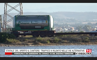 statale 195 aperto il cantiere traffico a rilento nelle vie alternative
