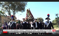 la festa di santa barbara a burcei l omaggio dei fedeli un grande atto di fede