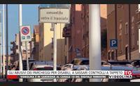gli abusivi dei parcheggi per disabili a sassari controlli a tappeto