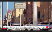 gli abusivi dei parcheggi per disabili a sassari controlli a tappeto