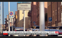 gli abusivi dei parcheggi per disabili a sassari controlli a tappeto