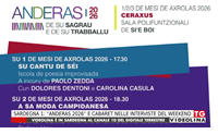 sardegna 1 anderas 2026 e cabaret nelle interviste del weekend