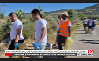sini i migranti del cas puliscono le strade accoglienza e integrazione