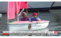 cagliari i lions donano una barca e cos la vela diventa per tutti