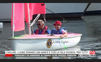 cagliari i lions donano una barca e cos la vela diventa per tutti