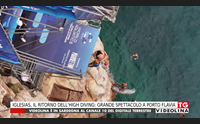 iglesias il ritorno dell high diving grande spettacolo a porto flavia