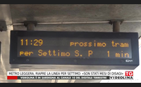 metro leggera riapre la linea per settimo son stati mesi di disagi
