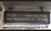 metro leggera riapre la linea per settimo son stati mesi di disagi