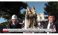 cagliari la processione a mare della madonna di bonaria voto rinnovato