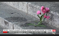nuoro tragico schianto in moto davanti al cimitero muore un 17enne