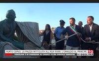 porto cervo la piazza intitolata all aga khan l omaggio al principe