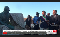 porto cervo la piazza intitolata all aga khan l omaggio al principe