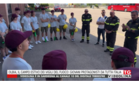 olbia il campo estivo dei vigili del fuoco giovani protagonisti da tutta italia