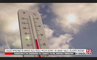 caldo africano in arrivo sull isola picchi oltre i 45 gradi sale l allerta incendi