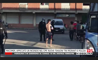 macomer appiccato un incendio nel cpr nuove tensioni tra migranti e polizia