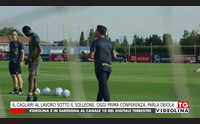il cagliari al lavoro sotto il solleone oggi prima conferenza parla deiola